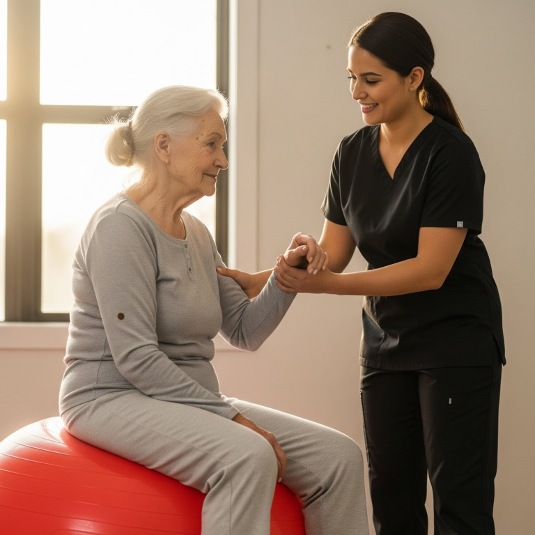 Bobath – Krankengymnastik in der Heilpraxis für Physiotherapie Heike Amthor in Leipzig Stötteritz